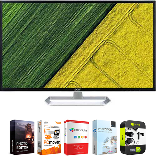Acer EB321HQ Awi 32` Full HD 1920x1080 Widescreen IPS Monitor + Warranty Bundle