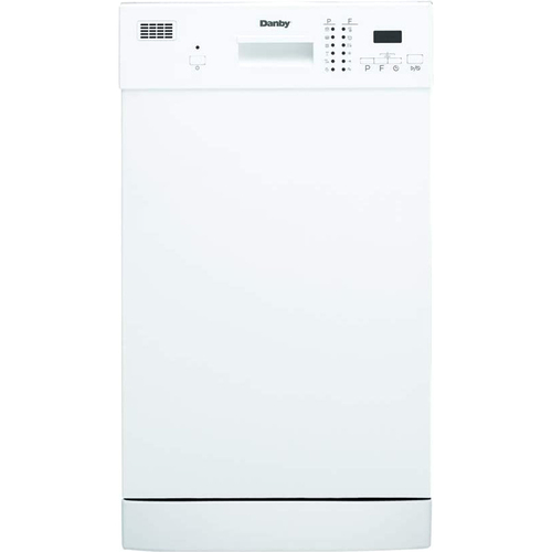 Danby 18` White Built-in Dishwasher - DDW1804EW