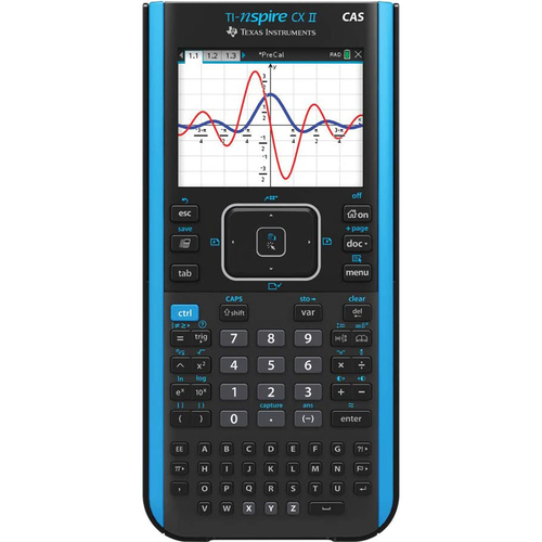 Texas Instruments TI-Nspire CX II CAS - Color Graphing Calculator - NSCXCAS2/TBL/2L1/A