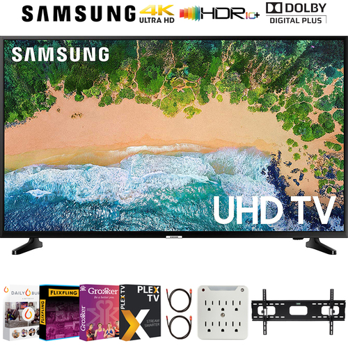 Samsung UN43NU6900 43` NU6900 Smart 4K UHD TV (2018) + Movies Streaming Pack