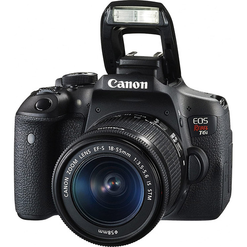 Canon EOS Rebel T6i Digital SLR Camera with EF-S 18-55mm IS STM Lens Kit