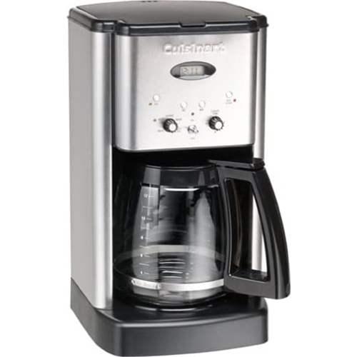 Cuisinart DCC-1200 Brew Central 12 Cup Programmable Coffeemaker, White/Silver, Refurbished