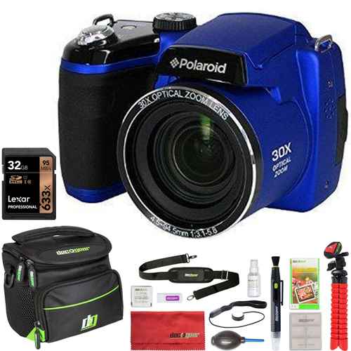 Vivitar IE3035 18MP Bridge Camera + Deco Gear Camera Bag