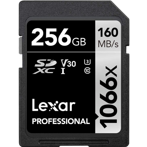 Professional 1066x 256GB SDXC UHS-I Card Silver Series Memory Card