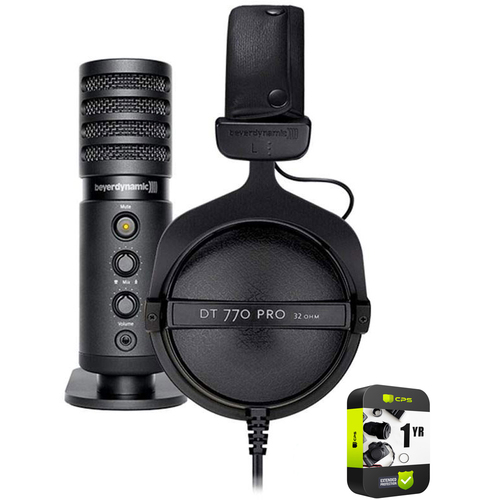BeyerDynamic Creator DT 770 PRO Headphones & Fox Microphone + Extended Warranty