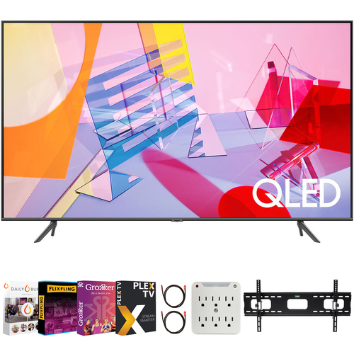 Samsung 82` Class Q60T QLED 4K UHD HDR Smart TV (2020) +Movies Streaming Pack