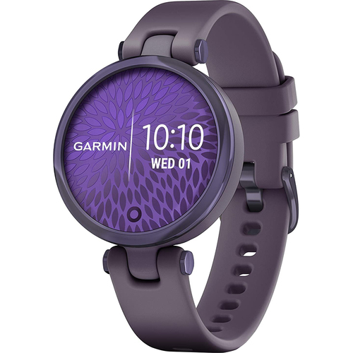Garmin Lily Sport Edition, Midnight Orchid Bezel w Deep Orchid Case & Silicone Band