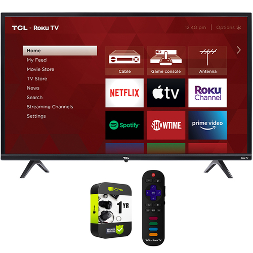 TCL 50` 4-Series 4K Ultra HD Smart Roku LED TV with 1 Year Extended Warranty