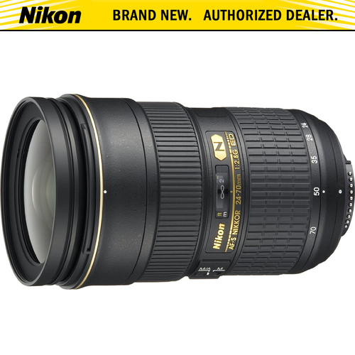Nikon AF-S NIKKOR FX Full Frame 24-70mm f/2.8G ED Lens 2164 - Renewed