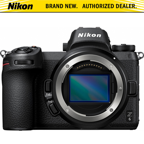 Nikon Z6 24.5MP FX-format 4K Mirrorless Full Frame Camera (Body Only) - Renewed