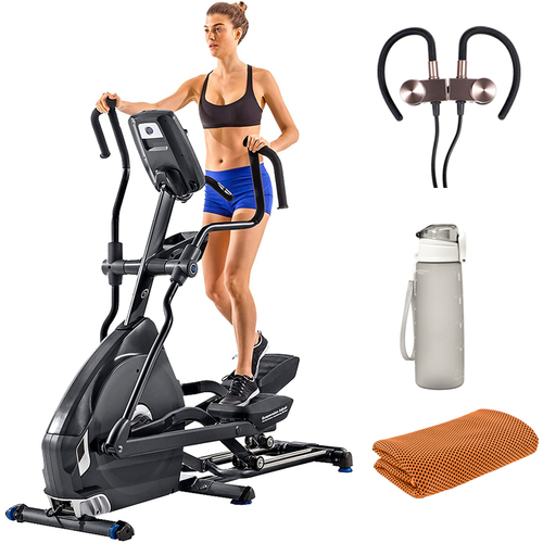 Nautilus E618 Elliptical Trainer with Bluetooth with Fitness Accessories Bundle
