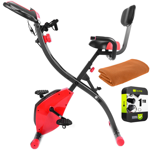 Echelon Flex Bike System Red with 1 Year Extended Warranty and Towel