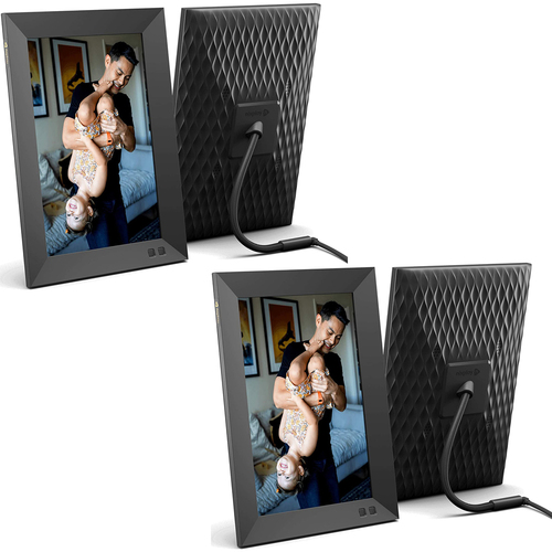 Nixplay Smart Digital Picture Frame 10.1` Black 2 Pack