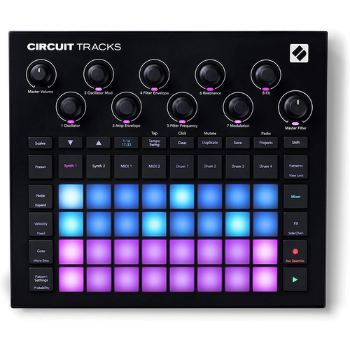 Circuit Tracks - Standalone Groovebox with Synths, Drums and Sequencer