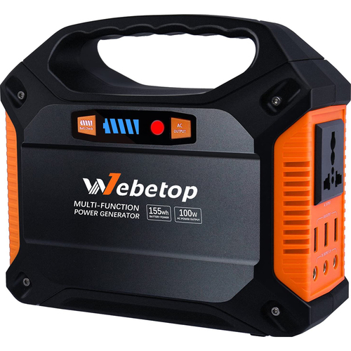 Webetop Portable Generator 42000mAh Power Inverter Battery - Open Box