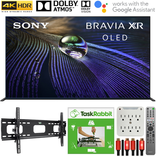 Sony XR55A90J 55` OLED 4K HDR Ultra Smart TV (2021) +TaskRabbit Installation Bundle
