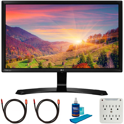 LG 23.8` Full HD 75Hz IPS LED Monitor with Cleaning Bundle