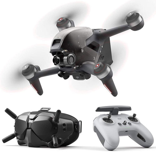 FPV Explorer Combo Drone 4K Quadcopter with Integra Goggles & Remote Controller 