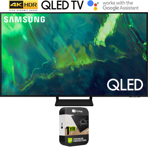 Samsung 75 Inch QLED 4K UHD Smart TV 2021 with Premium 1 Year Extended Plan