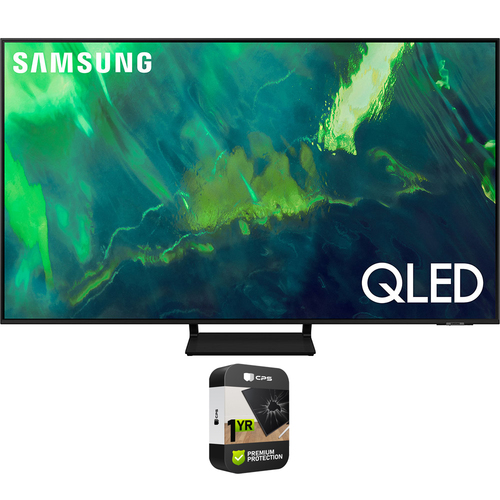 Samsung 65 Inch QLED 4K UHD Smart TV 2021 with Premium 1 Year Extended Plan