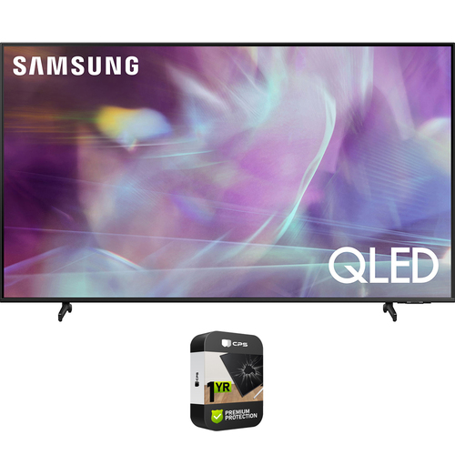 Samsung QN60Q60AA 60 Inch QLED TV 2021 with Premium 1 Year Extended Protection Plan