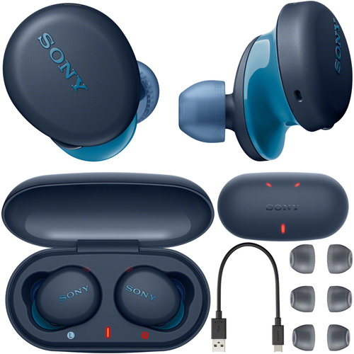 Sony WF-XB700 Truly Wireless Bluetooth Headphones with EXTRA BASS, Blue - Open Box