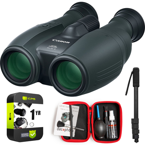 Canon 14 x 32 IS Image Stabilizing Binoculars, Black + Accessories Warranty Pack