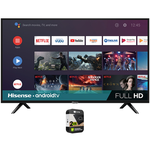 Hisense 40 Inch H55 Series FHD Smart Android TV with 2 Year Extended Warranty