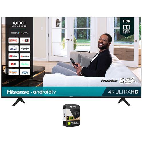 Hisense H65G 43` 4K UHD Android Smart TV 2020 with 2 Year Extended Warranty