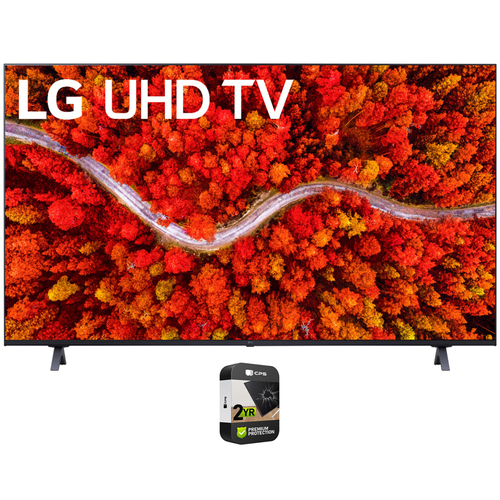 LG 65UP8000PUA/PUR 65 Inch Series 4K Smart UHD TV 2021 Bundle with Premium Extended