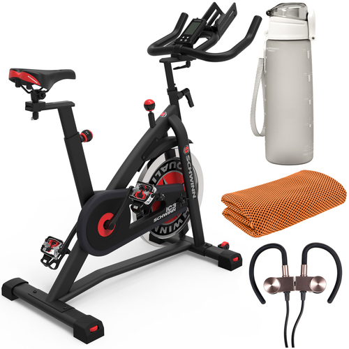 Schwinn IC3 Indoor Cycling Bike with Tablet Holder with Accessories Bundle