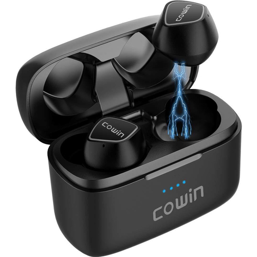 Cowin KY02 True Wireless Bluetooth Sports Eearbuds, Black