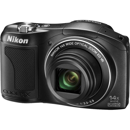 Nikon COOLPIX L610 16MP 14x Zoom 3.0` LCD Black Digital Camera (Certified Refurbished)