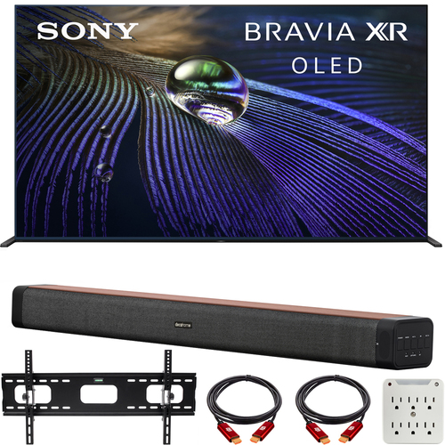 Sony XR55A90J 55` OLED 4K HDR Ultra Smart TV 2021 with Deco Home 60W Soundbar Bundle