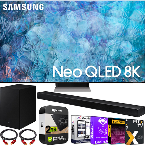 Samsung QN75QN900A 75` Neo QLED 8K Smart TV HW-A650 Soundbar Extended TV Warranty