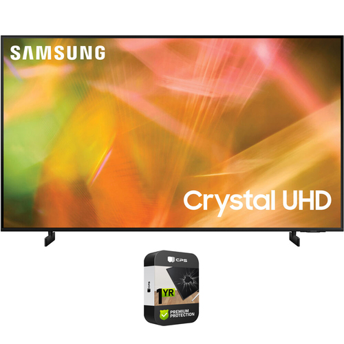 Samsung 65` 4K Crystal UHD Smart LED TV 2021 + Premium Extended Protection Plan
