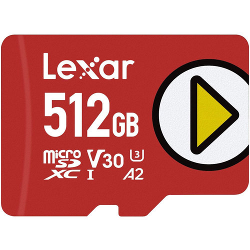 PLAY 512GB microSDXC UHS-I Memory Card, Up to 150MB/s Read