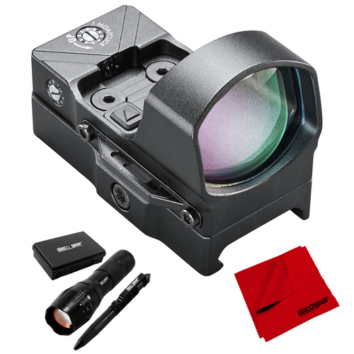 Bushnell AR Optics Red Dot First Strike 2.0 Reflex Sight Black + Tactical Bundle