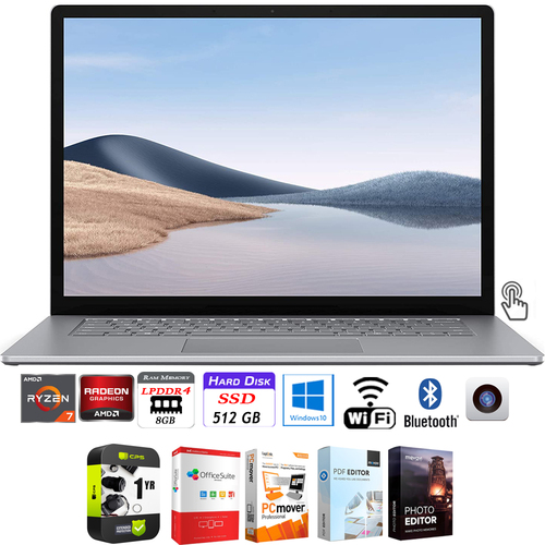 Microsoft Surface Laptop 4 15` AMD Ryzen 7-4980U 8GB, 512GB SSD 5W6-00001 + Warranty Pack