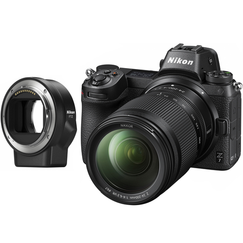 Nikon Z7 Full-Frame Mirrorless Camera + 24-200mm Lens Kit + FTZ Adapter Bundle