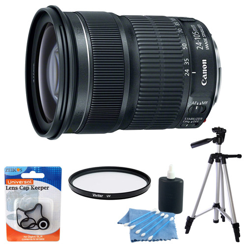 Canon EF 24-105mm f/3.5-5.6 IS STM Camera Lens Accessory Bundle