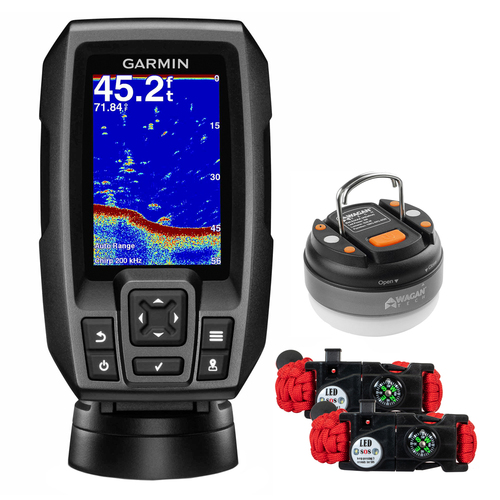 Garmin Striker 4 3.5 inch CHIRP Fishfinder w/GPS & Portable Kit + Marine Bundles
