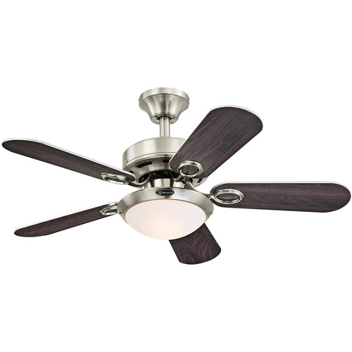 Westinghouse Cassidy 36-Inch Indoor Ceiling Fan with Dimmable LED Light Fixture - 7230300