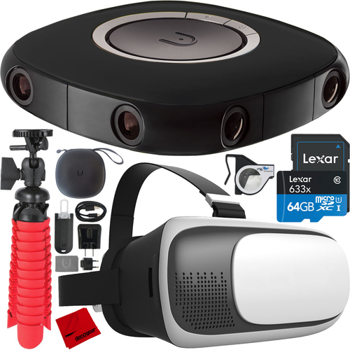 Vuze VR Camera 3D 360 4K Video + Studio Software + Content Creator Bundle (Black)
