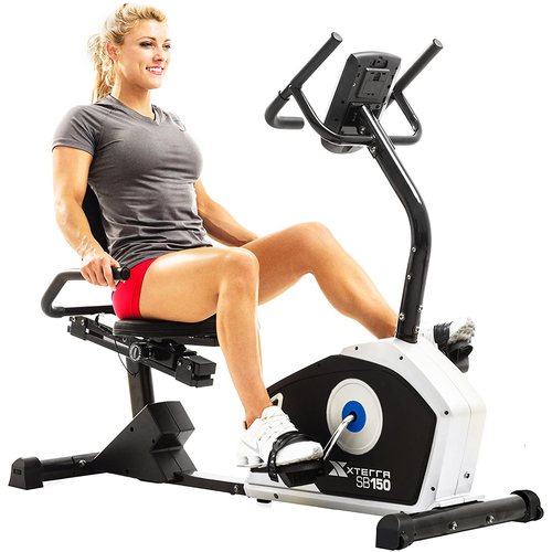 XTERRA Fitness SB150 Recumbent Exercise Bike with LCD 3.7` Display Screen - 115316