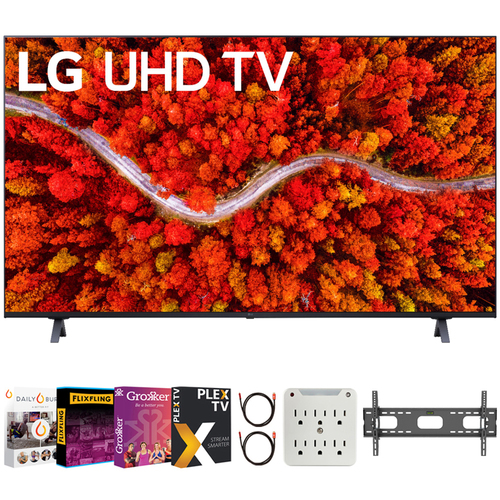 LG 60UP8000PUA 60 Inch 4K UHD Smart webOS TV 2021 with Movies Streaming Pack