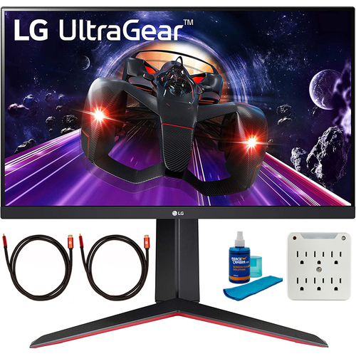 LG 24'' UltraGear FHD IPS 1ms 144Hz HDR Monitor with FreeSync + Cleaning Bundle