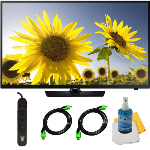 Samsung UN40H4005 - 40-Inch HD 720p Slim LED TV Clear Motion Rate 60 Plus Hook-Up Bundle