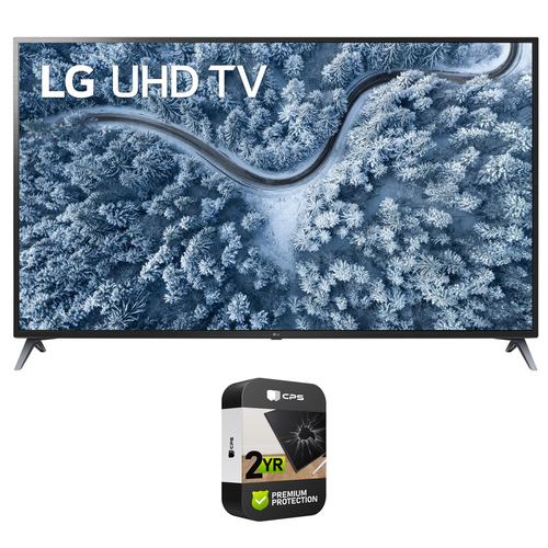 LG 75 Inch LED 4K UHD Smart webOS TV 2021 + Premium Extended Protection Plan