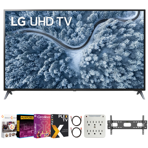 LG 75UP7070PUD 75 Inch LED 4K UHD Smart webOS TV 2021 with Movies Streaming Pack